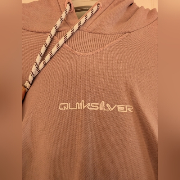 Quiksilver Pink Oversized Long Sleeve Hoodie - Picture 2 of 8